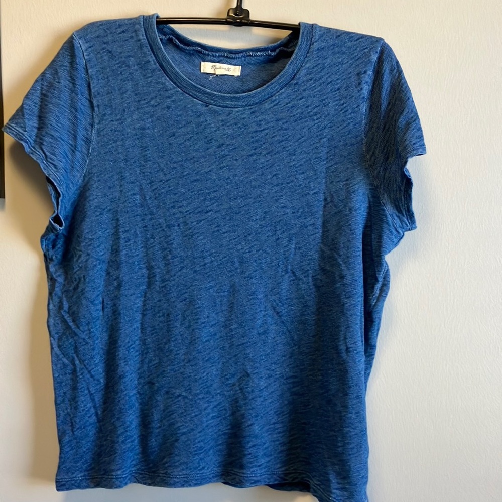 Madewell Indigo Lo-Fi shrunken tee